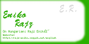 eniko rajz business card